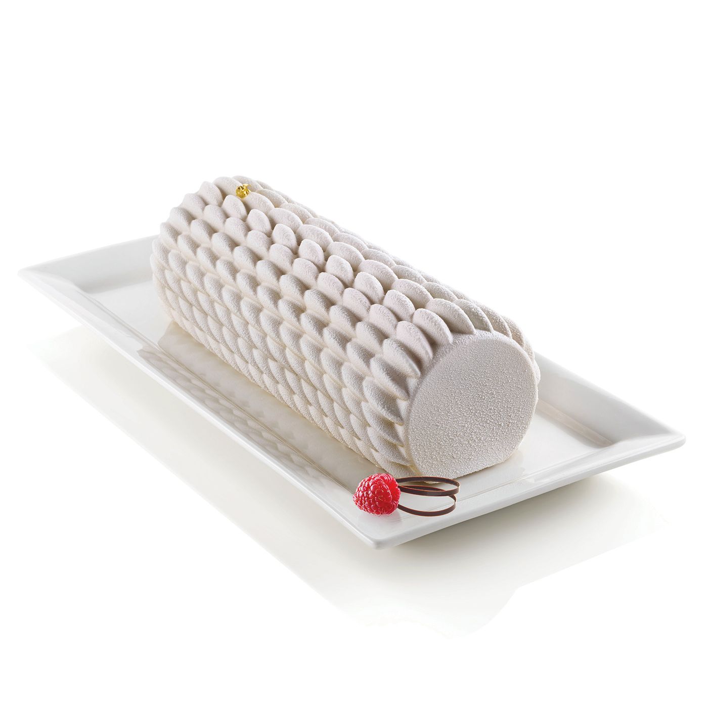 Moule à bûche 3D quenelle en silicone
