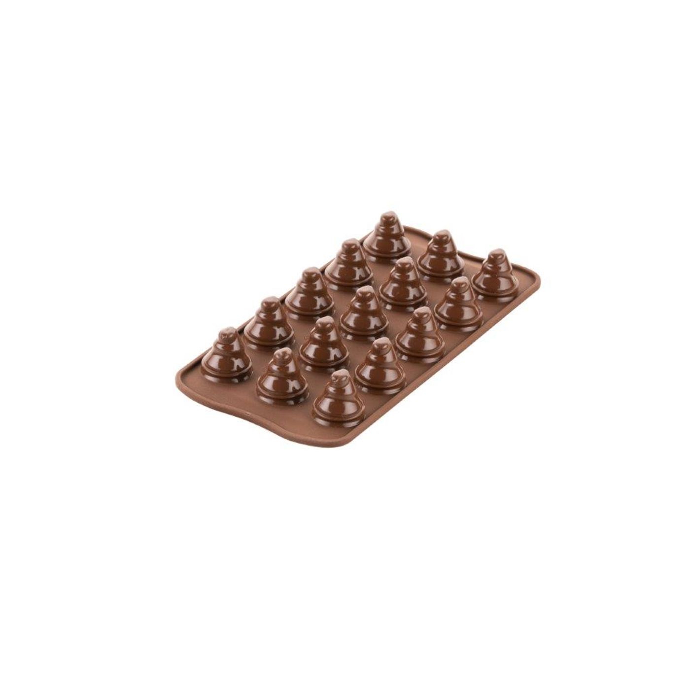 Moule silicone à choco sapins