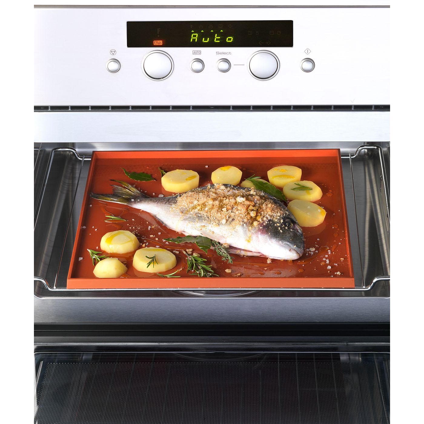 Tapis de cuisson à rebord
