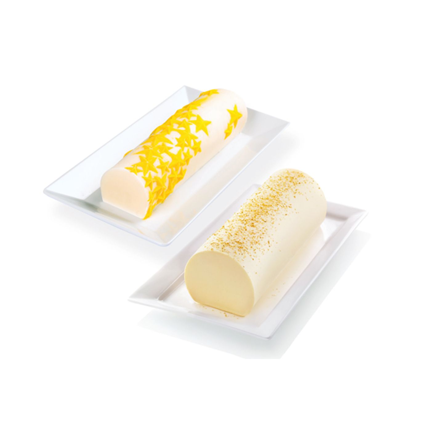 Kit moule à bûche glacée étoiles