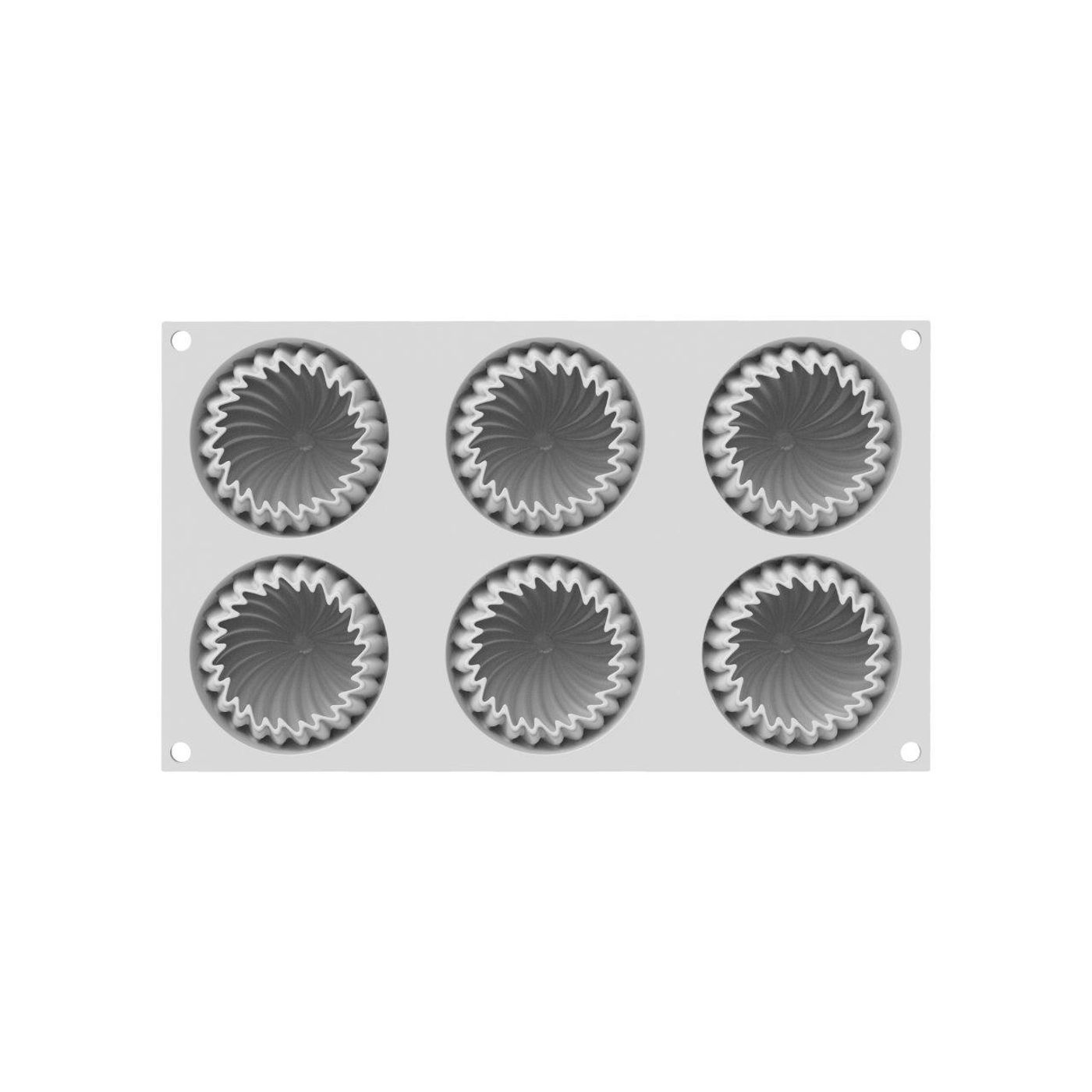 Moule silicone à forme ondulée Mini-Wave