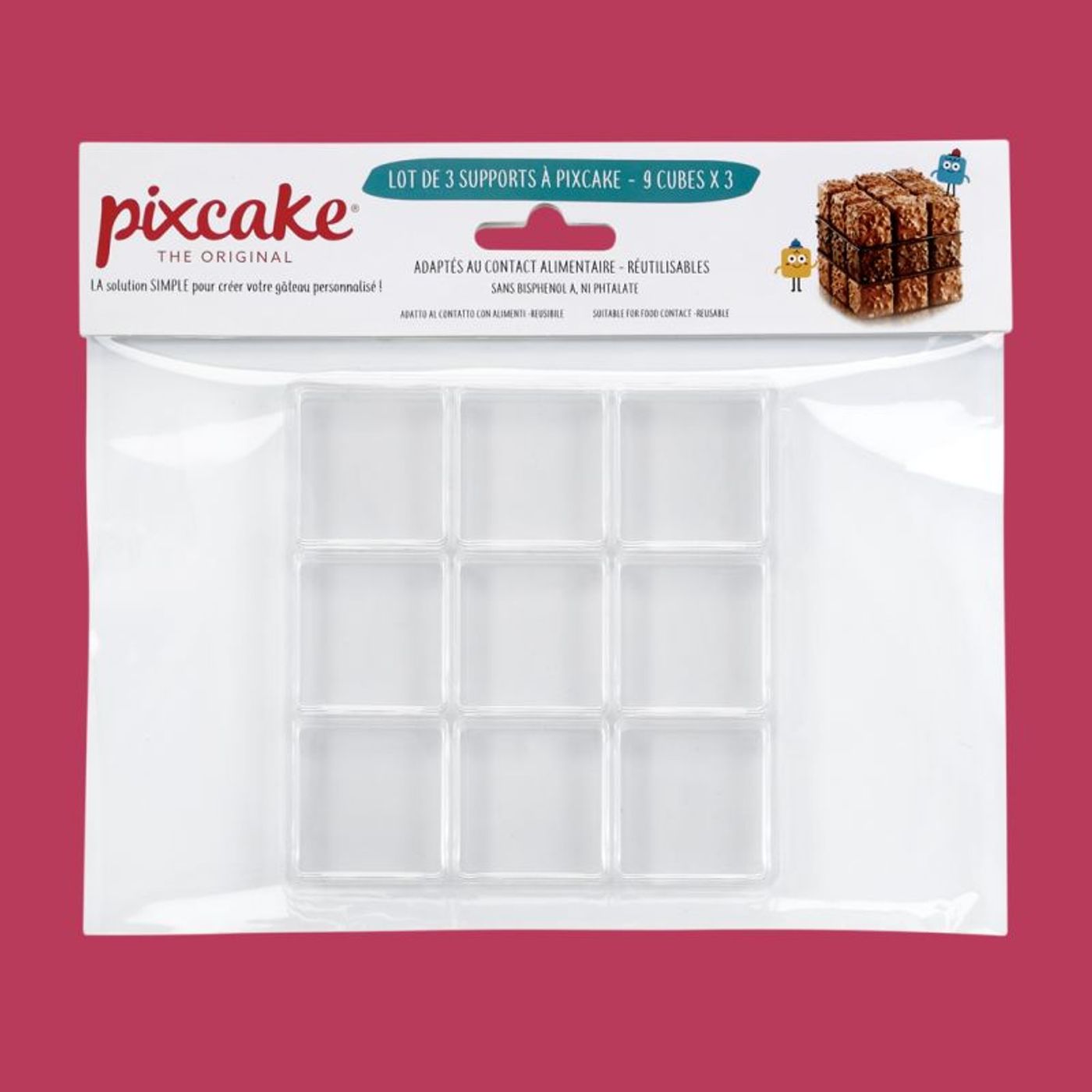 Support à gâteau 3x3 Picake