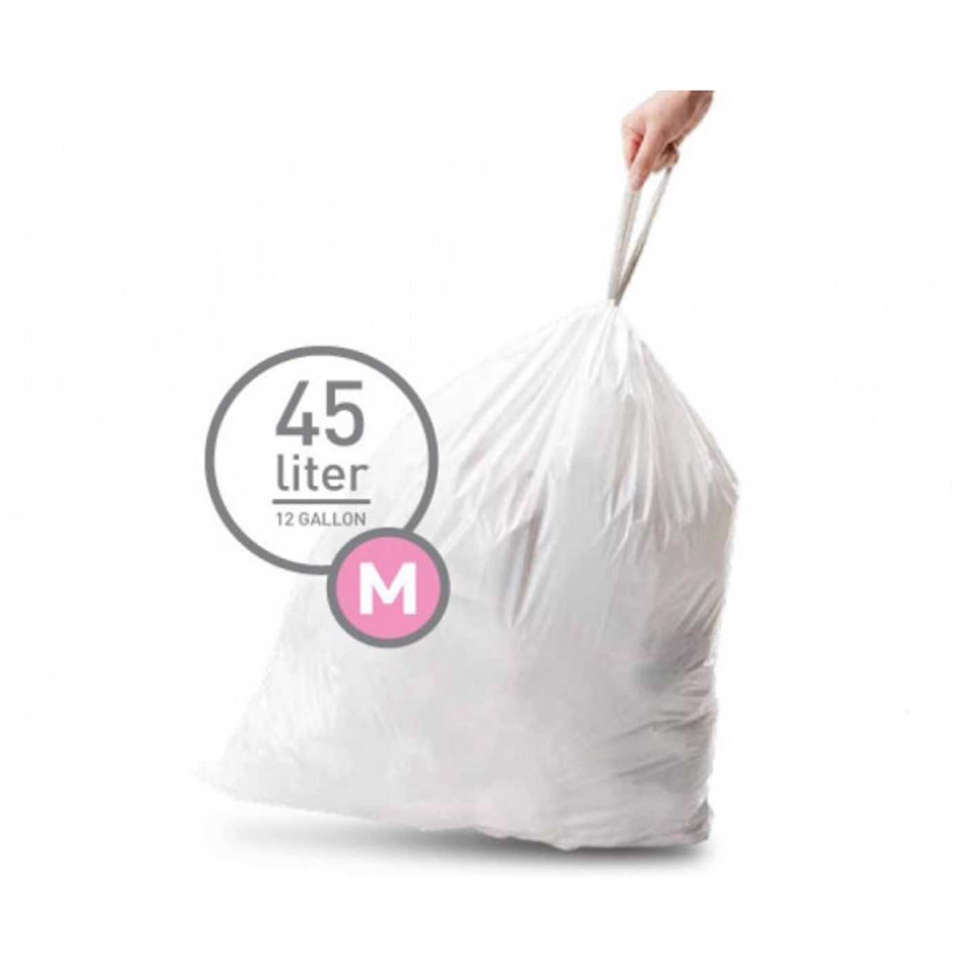 3 lots de 20 sacs poubelle 30-45 L