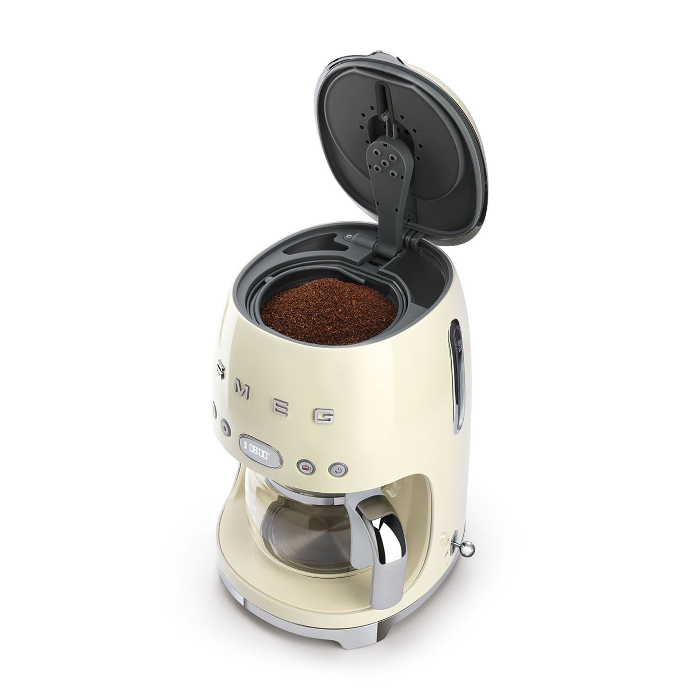 Cafetière électrique 1,4L crème