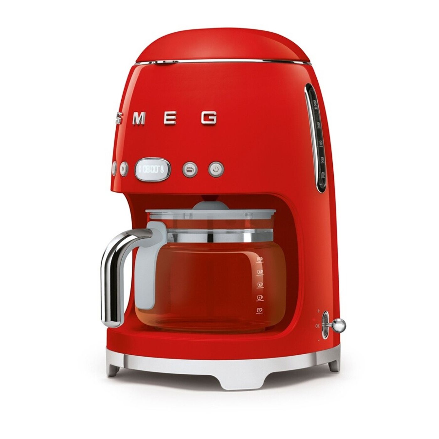 Cafetière électrique 1,4L rouge