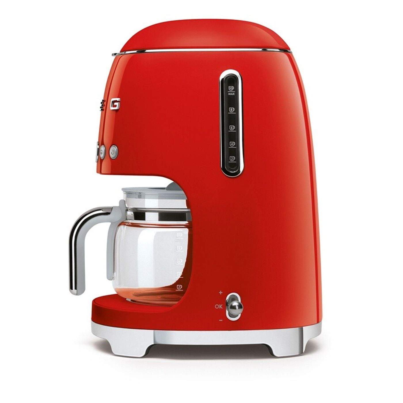 Cafetière électrique 1,4L rouge