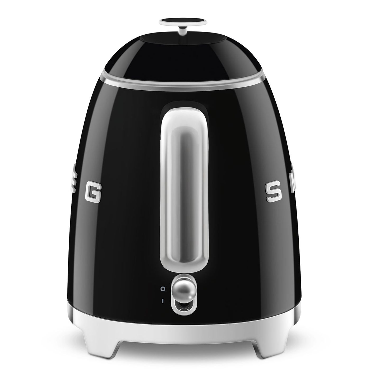 Bouilloire sans fil noire années 50 0.8L