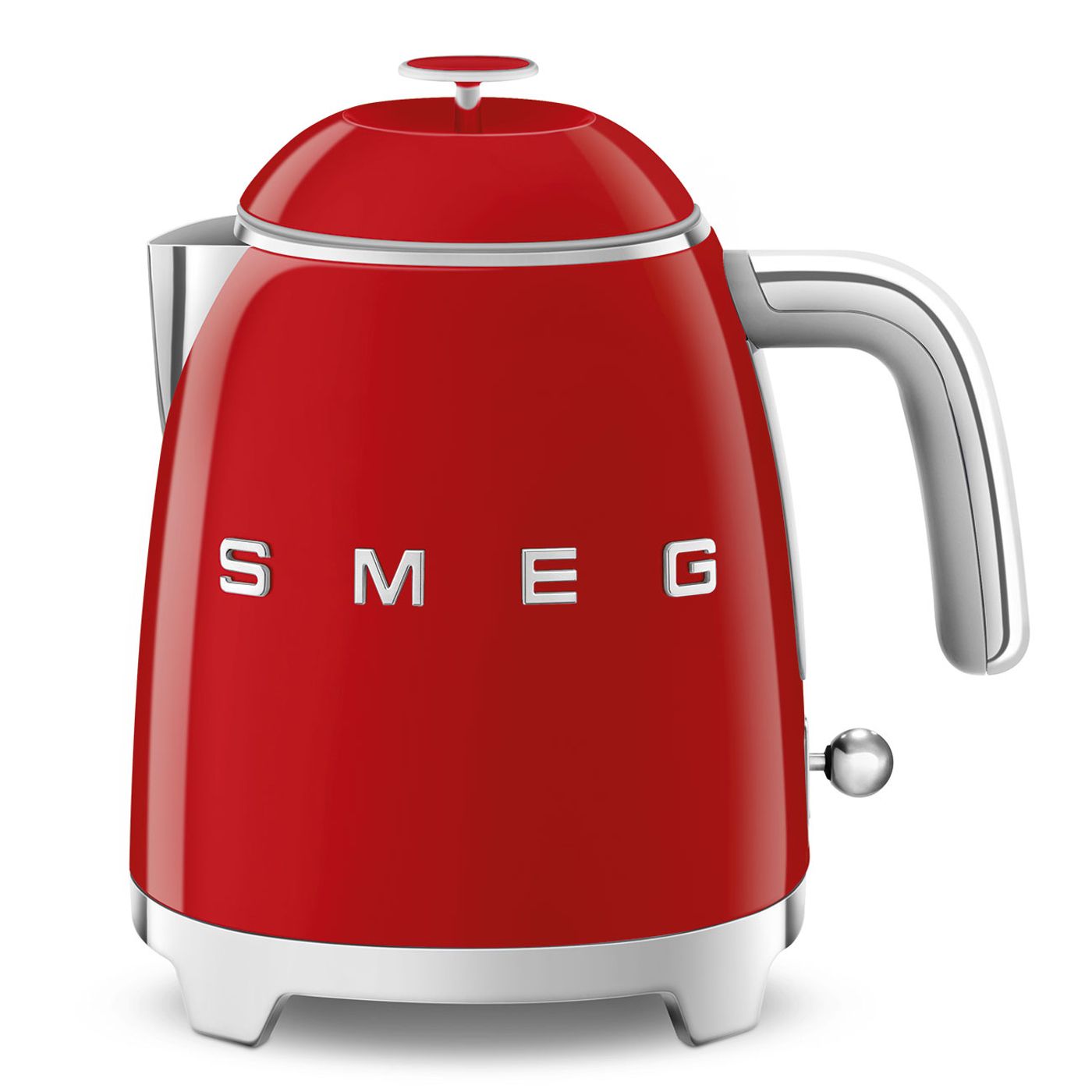 Bouilloire sans fil rouge années 50 0.8L