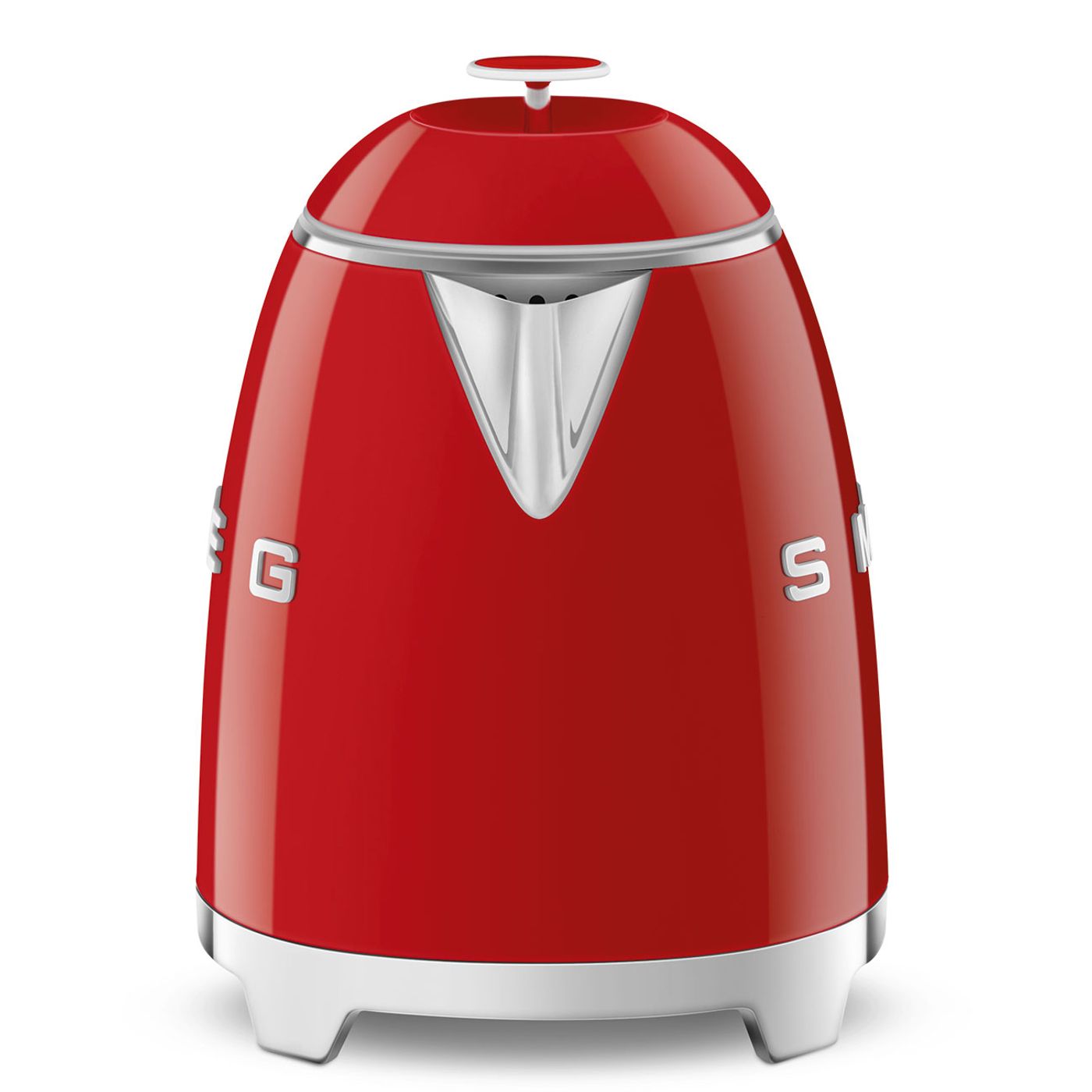 Bouilloire sans fil rouge années 50 0.8L