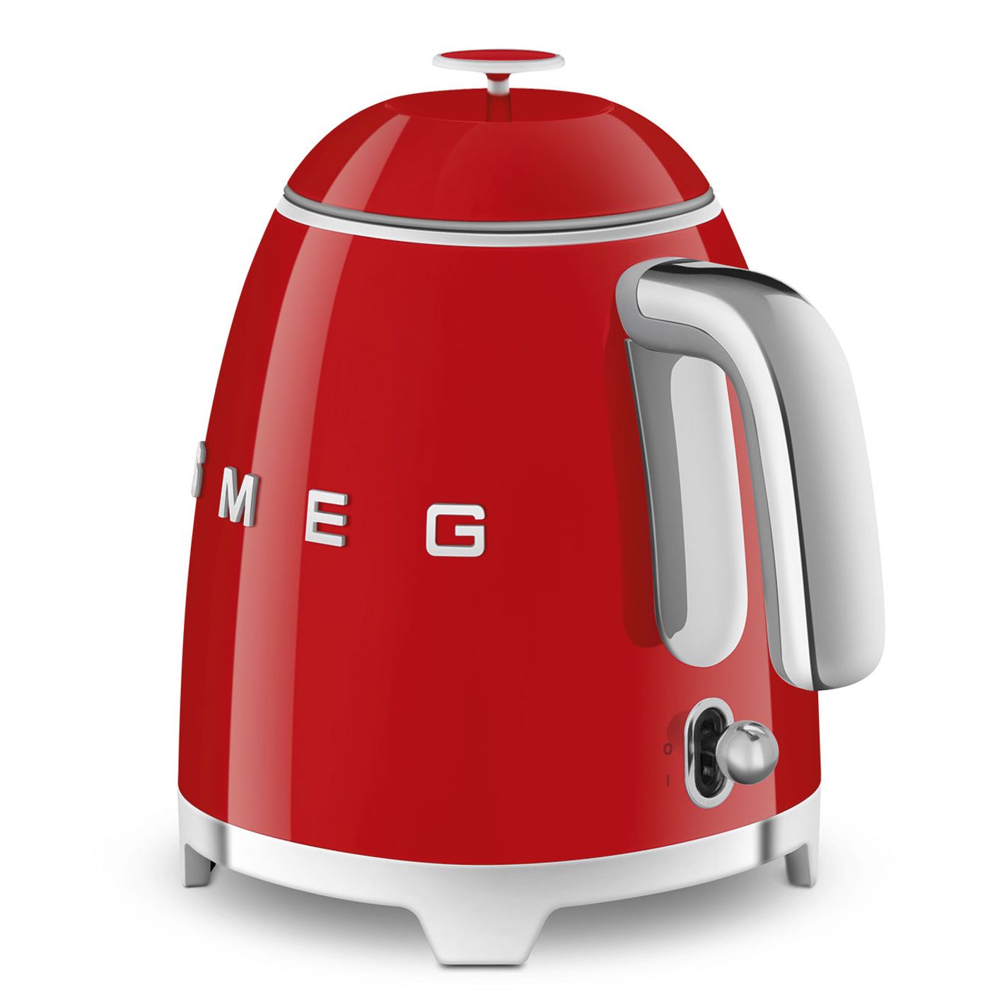 Bouilloire sans fil rouge années 50 0.8L