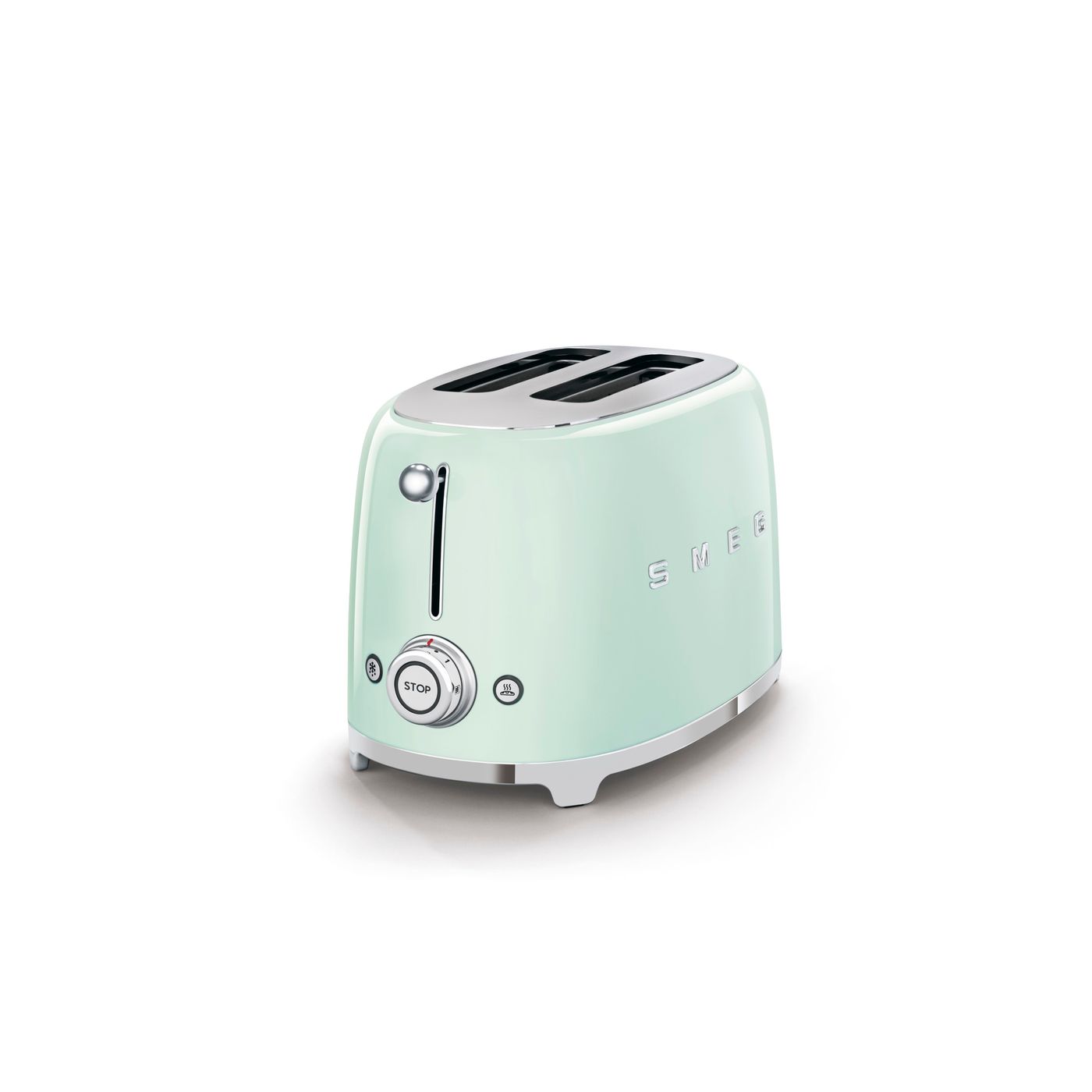 Grille pain toaster 2 tranches vert eau