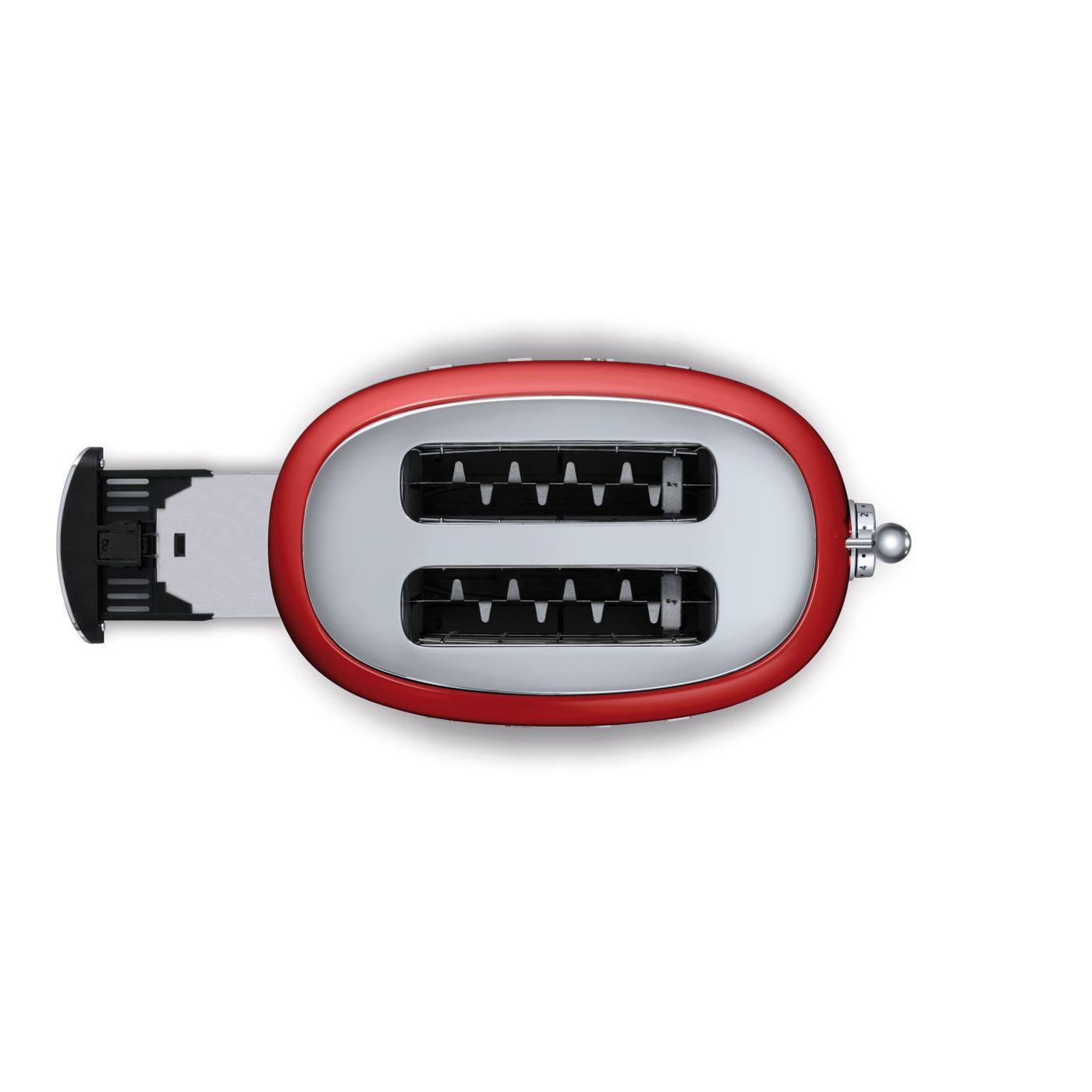 Grille-pain toaster 2 tranches rouge