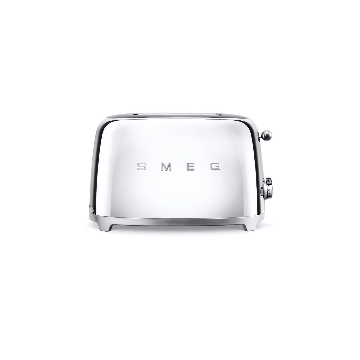 Grille-pain toaster 2 tranches chrome