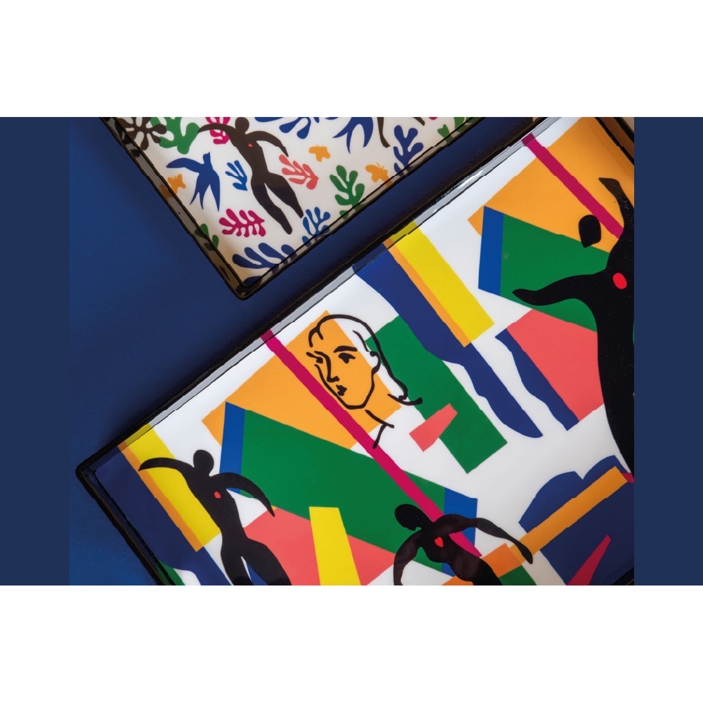 Plateau rectangle Esprit Matisse
