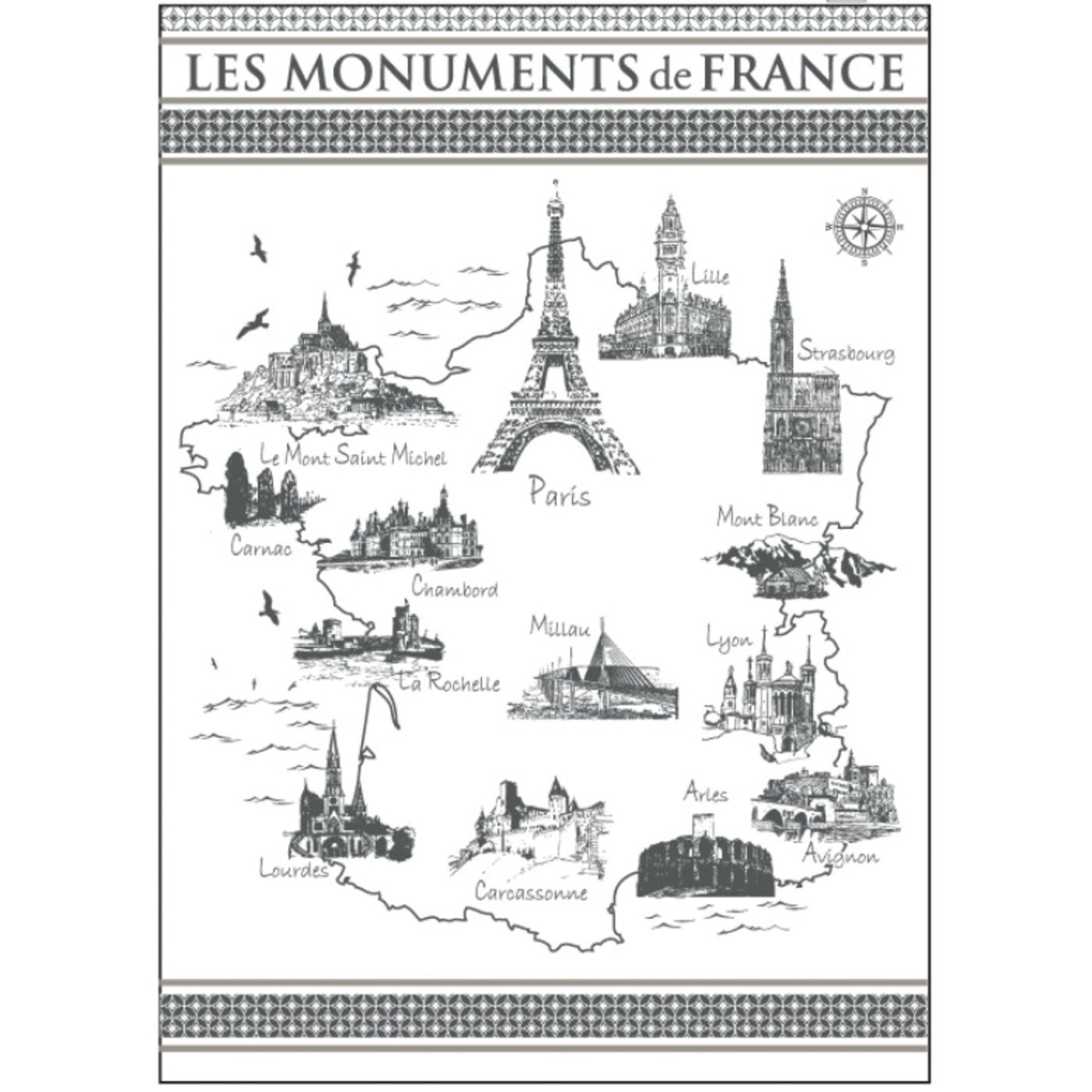 Torchon Monument 50 x 70 cm