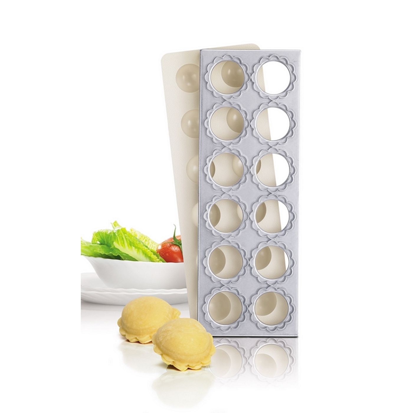 Moule pour 12 raviolis ronds D 4cm