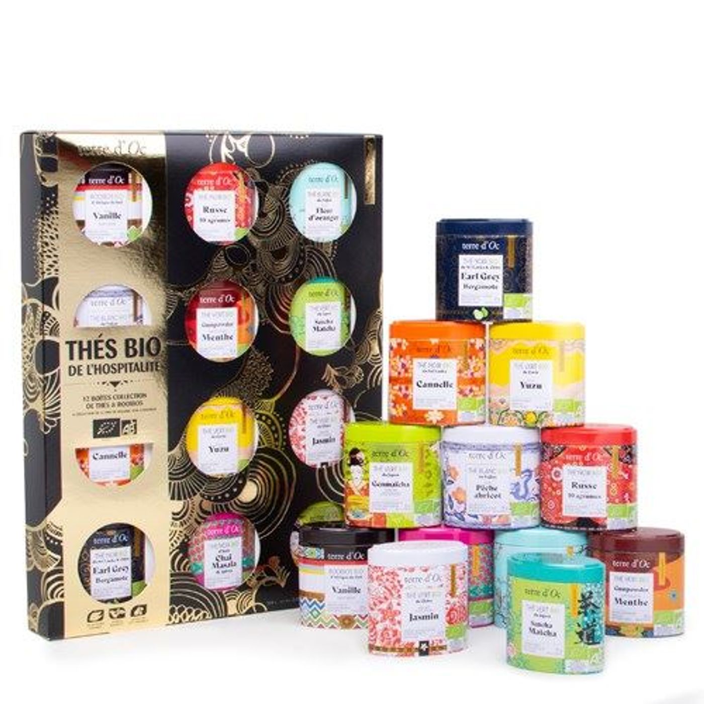 COFFRET Collection de 12 thés de l'hospitalité bio