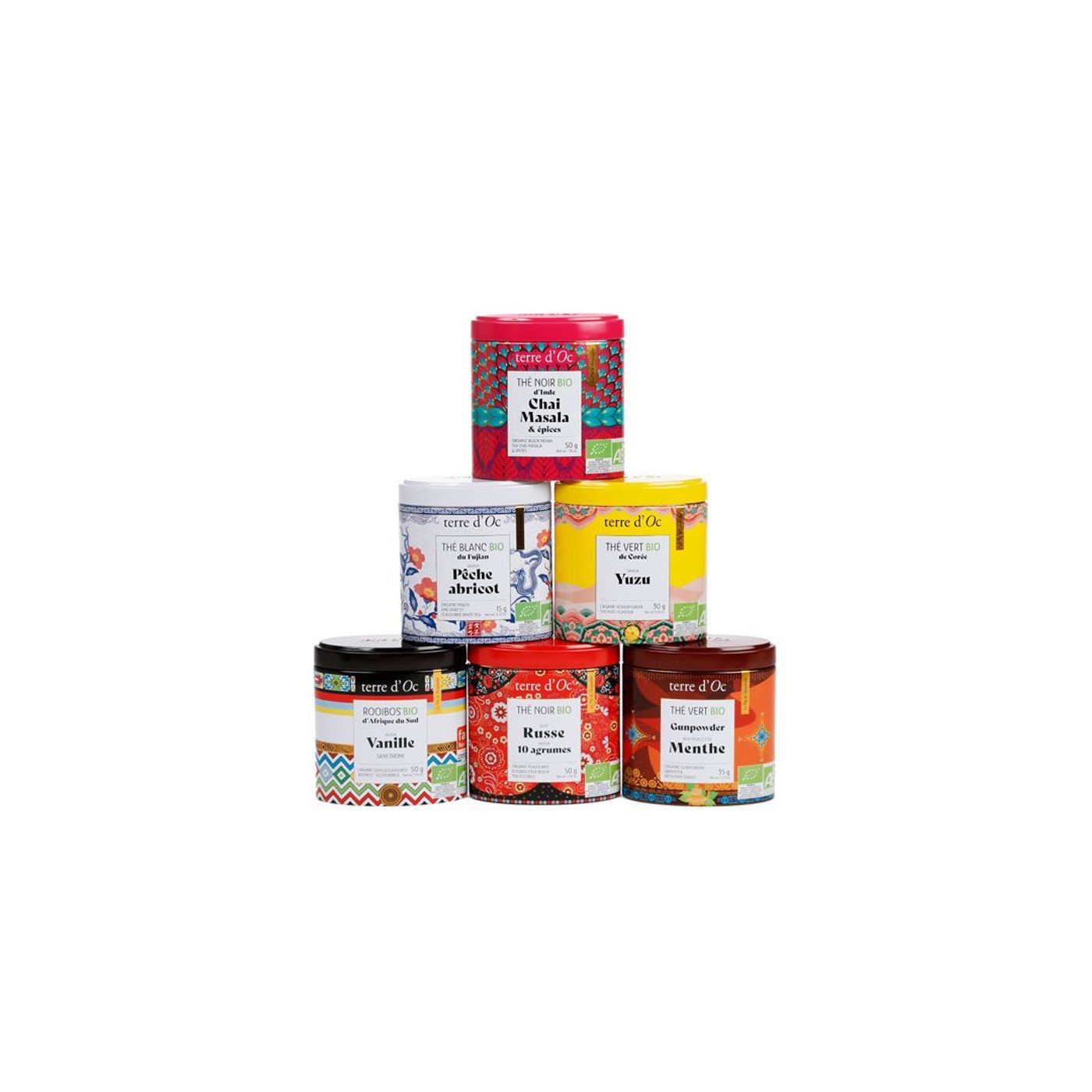 COFFRET Découverte bio 6 THÉS ROOIBOS DE L'HOSPITALITÉ