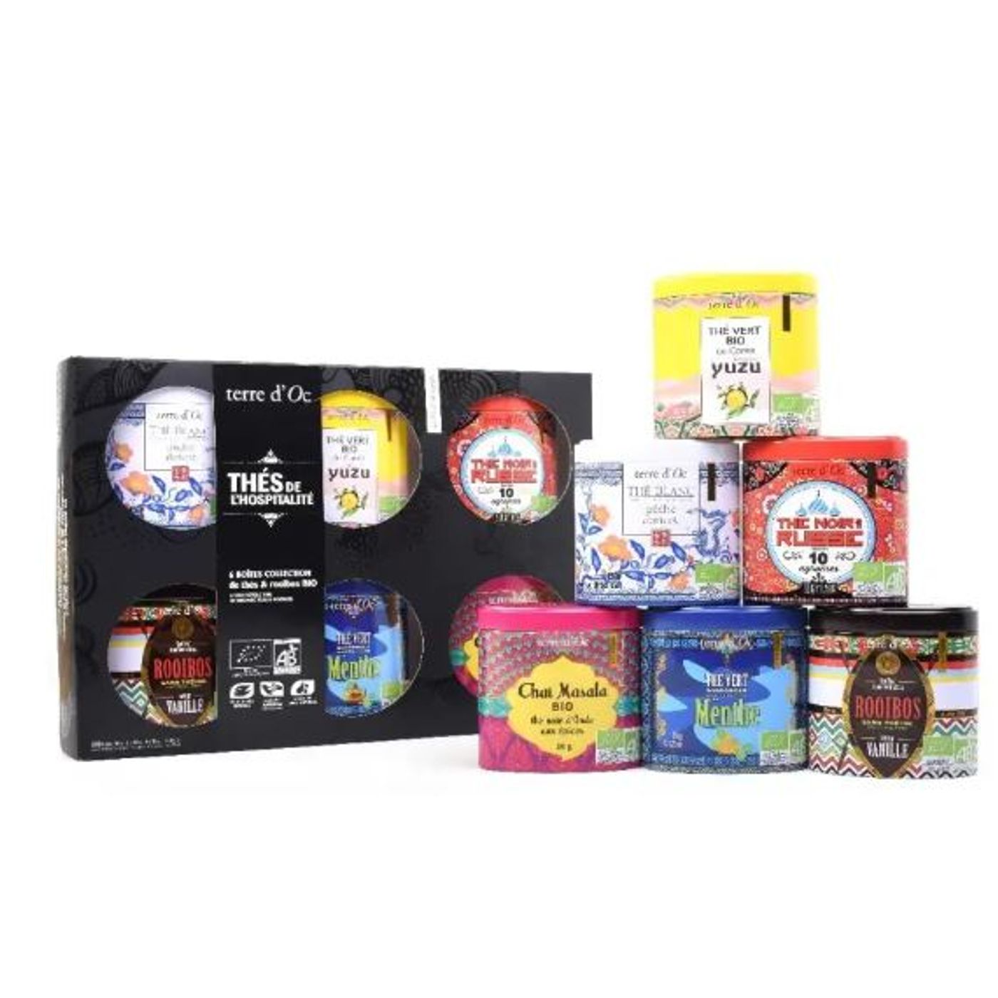 COFFRET Découverte bio 6 THÉS ROOIBOS DE L'HOSPITALITÉ