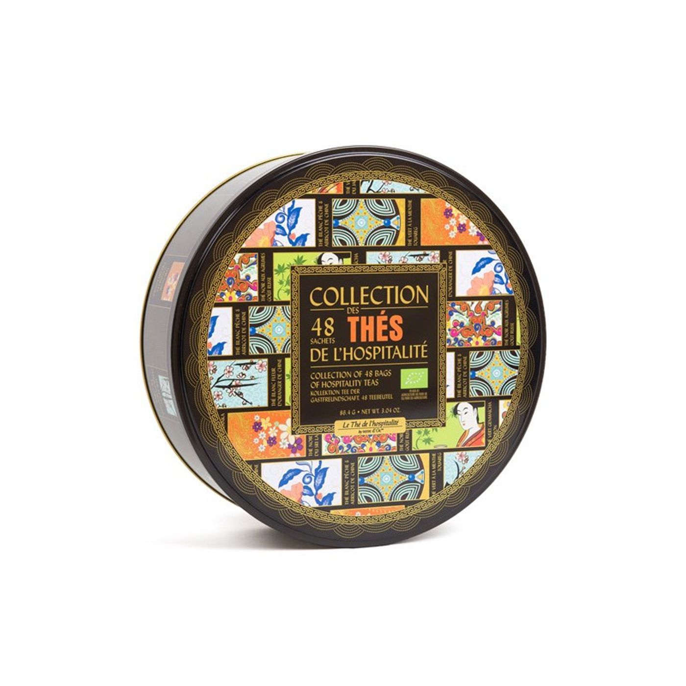 Coffret Collection de thés de l'hospitalité bio - 48 sachets mousselines