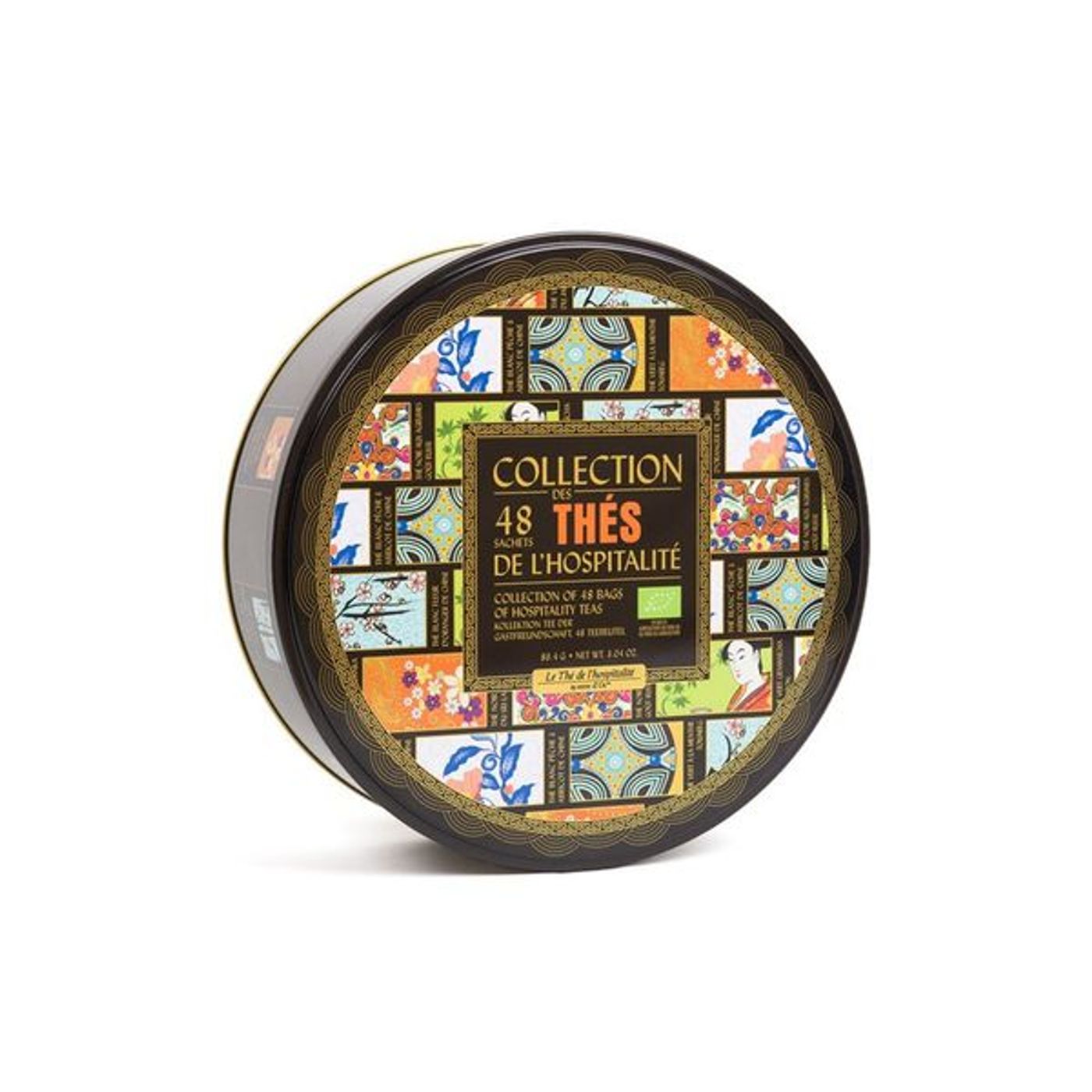 Coffret Collection de thés de l'hospitalité bio - 48 sachets mousselines