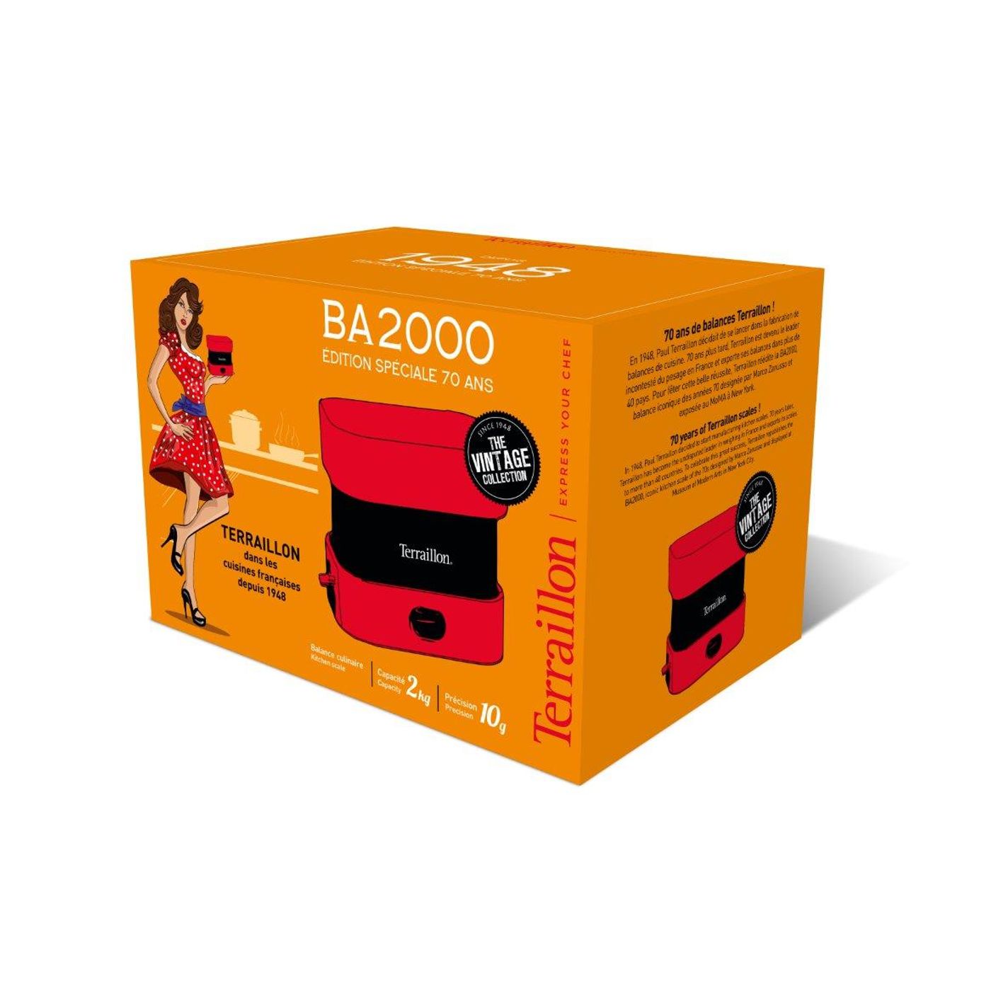Balance de cuisine Vintage rouge