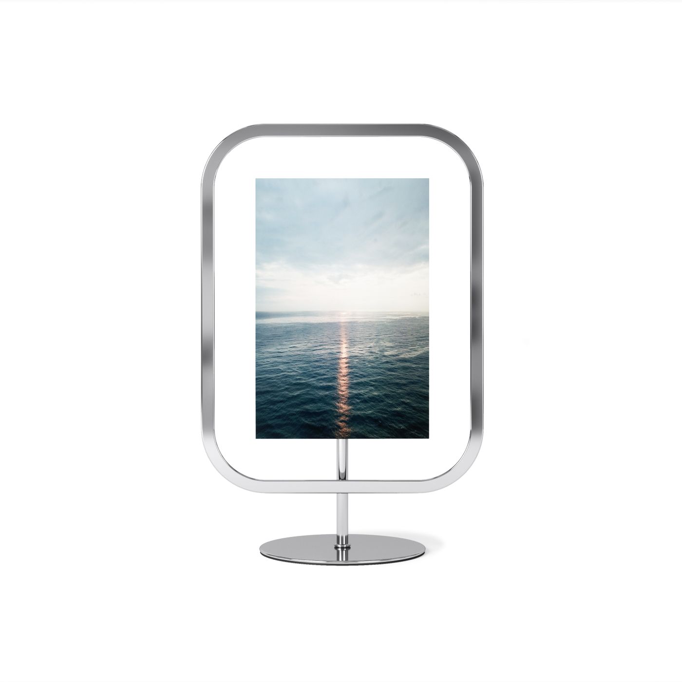 Cadre photo sqround infinity chrome