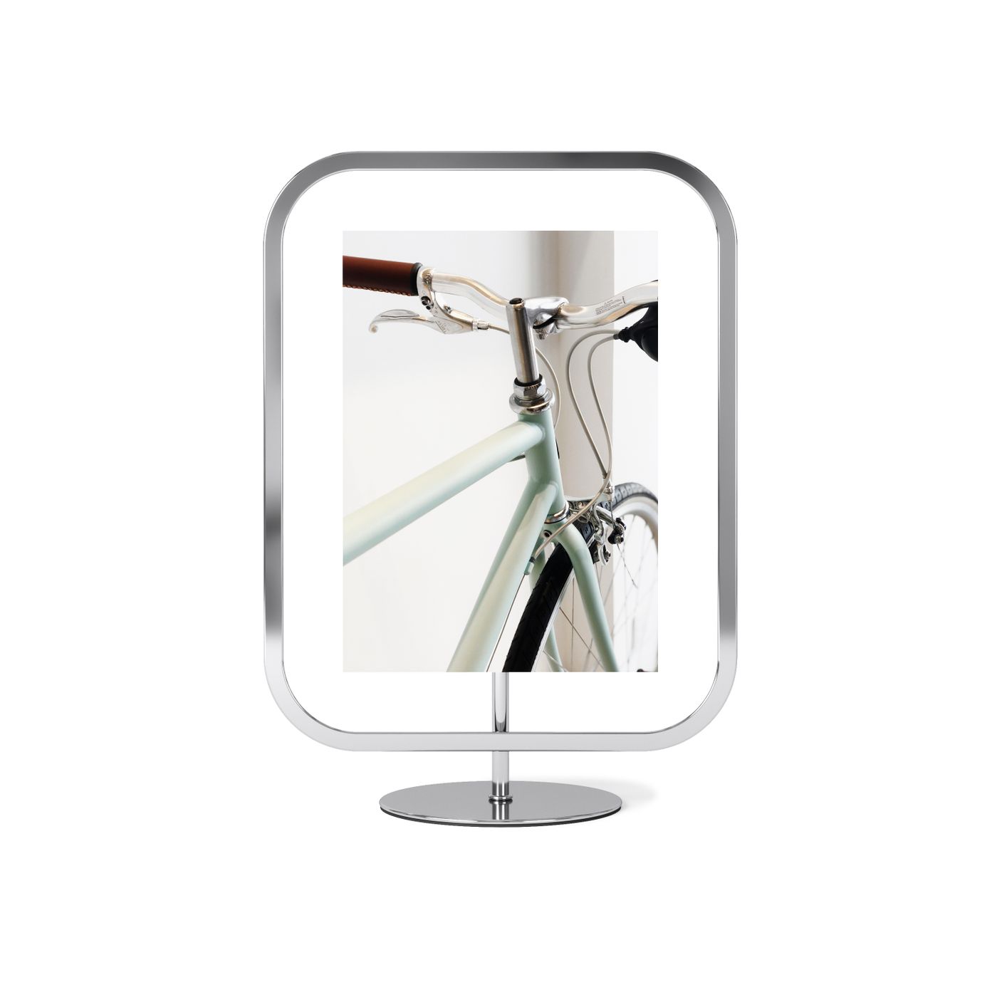 Cadre photo sqround infinity chrome
