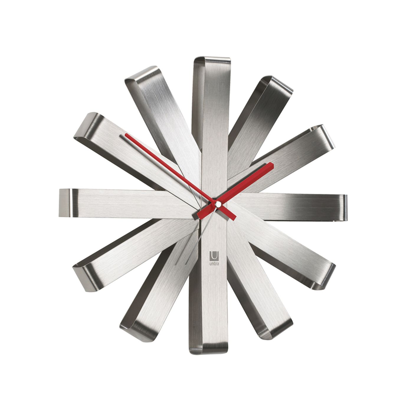 Horloge Ribbon Argent 31 cm