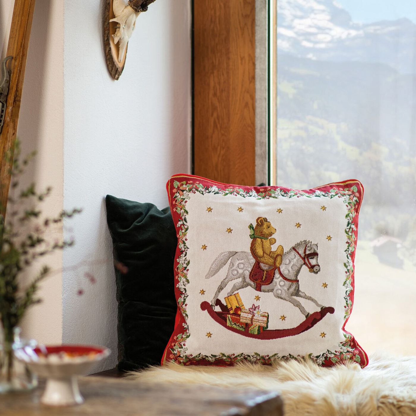 Coussin De Noël Villeroy & Boch Fantasy - Double Face (32x48cm) - Neuf