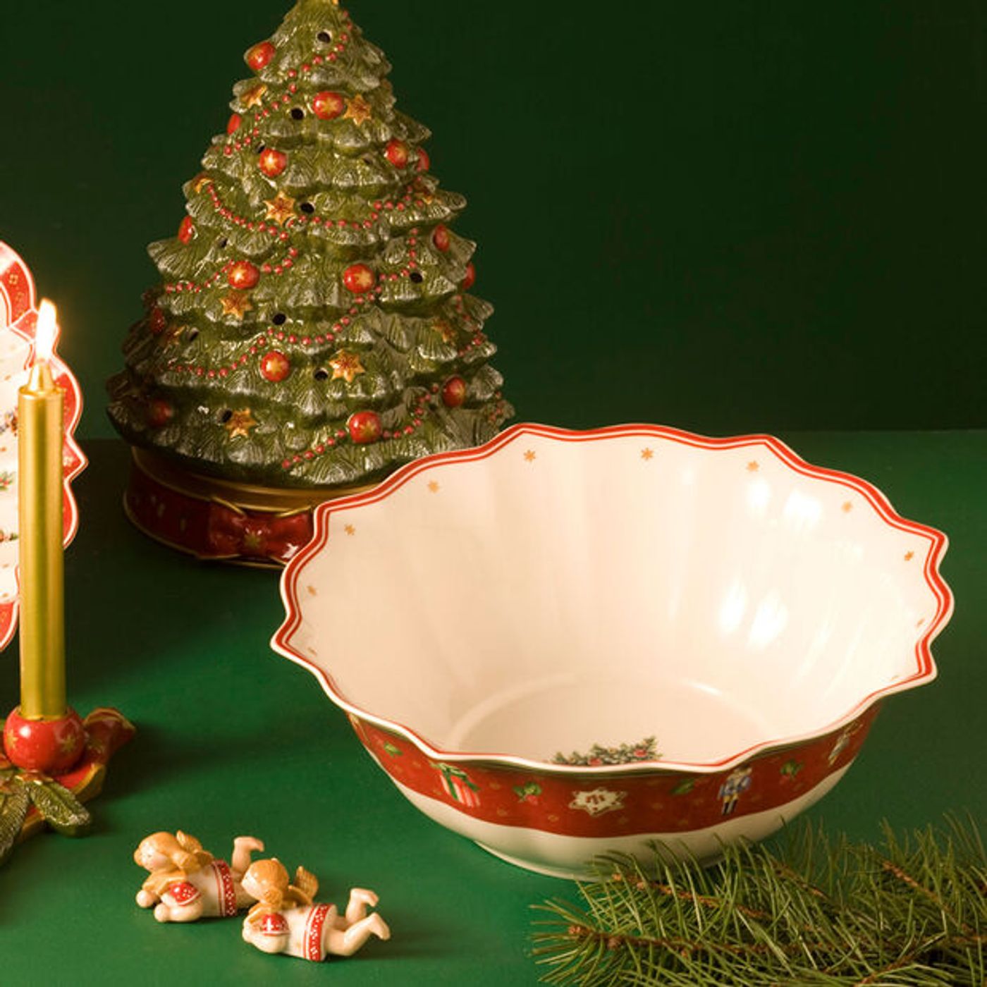 Saladier sapin Toy's Delight 26 cm