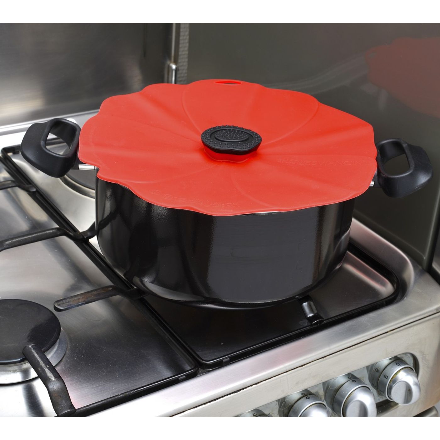 Couvercle hermétique Coquelicot 28 cm