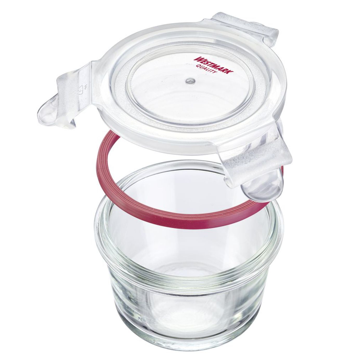 Boîte de conservation hermétique en verre ronde 150 ml