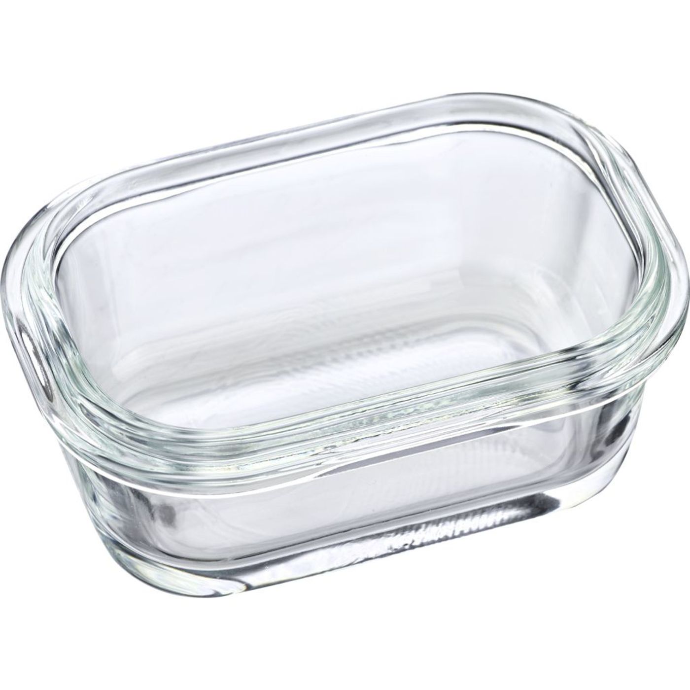 Boîte de conservation hermétique en verre rectangulaire 120 ml
