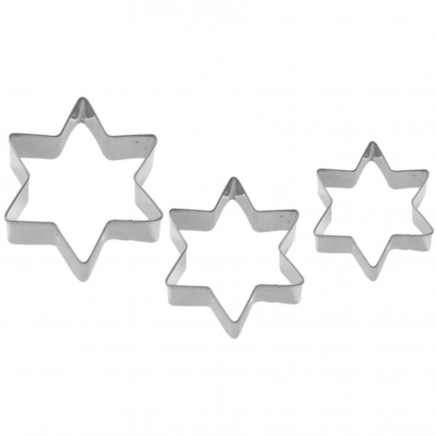 Emporte-pièce étoile - set de 3 pièces