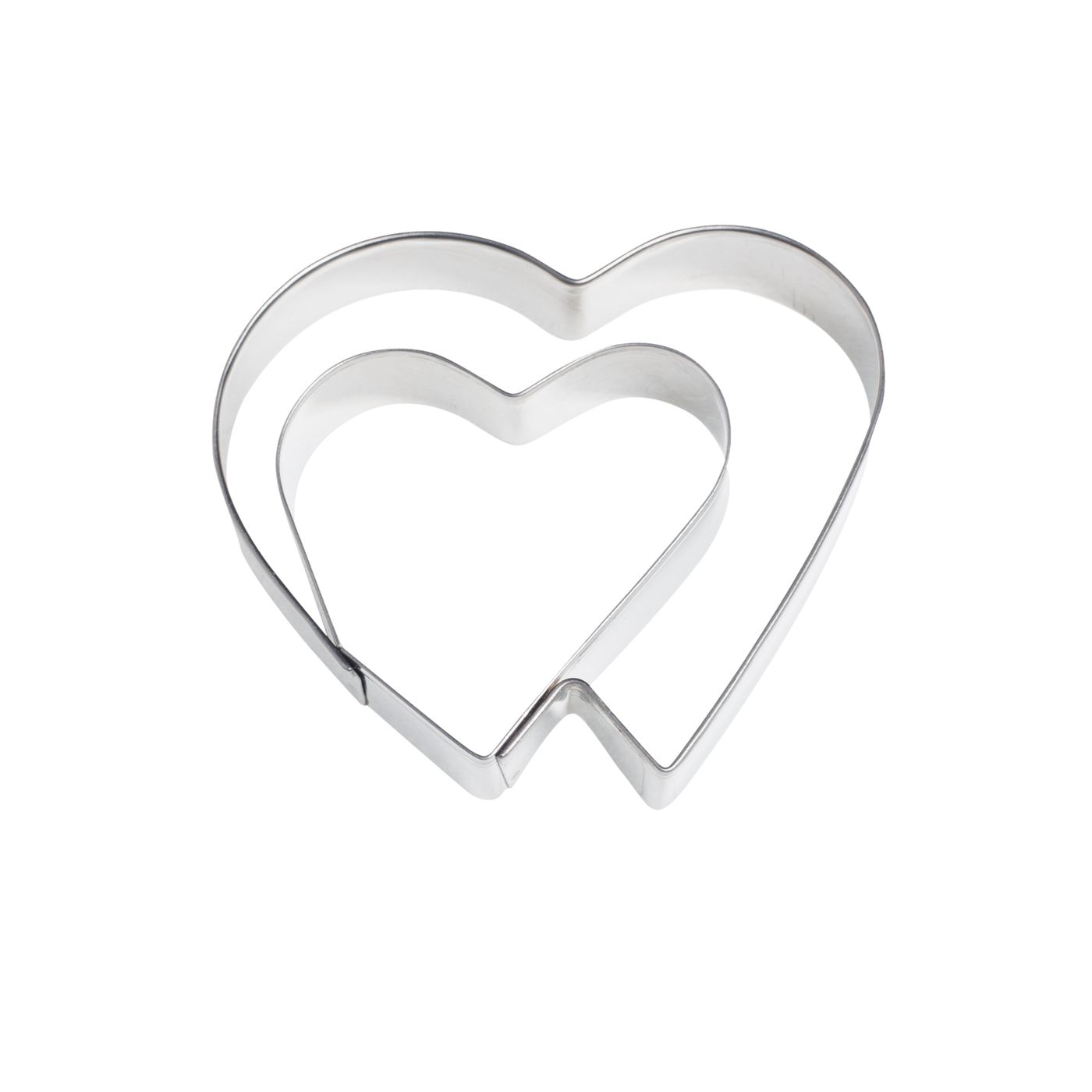 Emporte-pièce Double Cœur 6,5 cm
