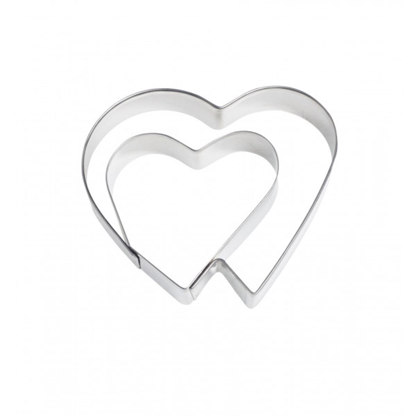 Emporte-pièce Double Cœur 6,5 cm
