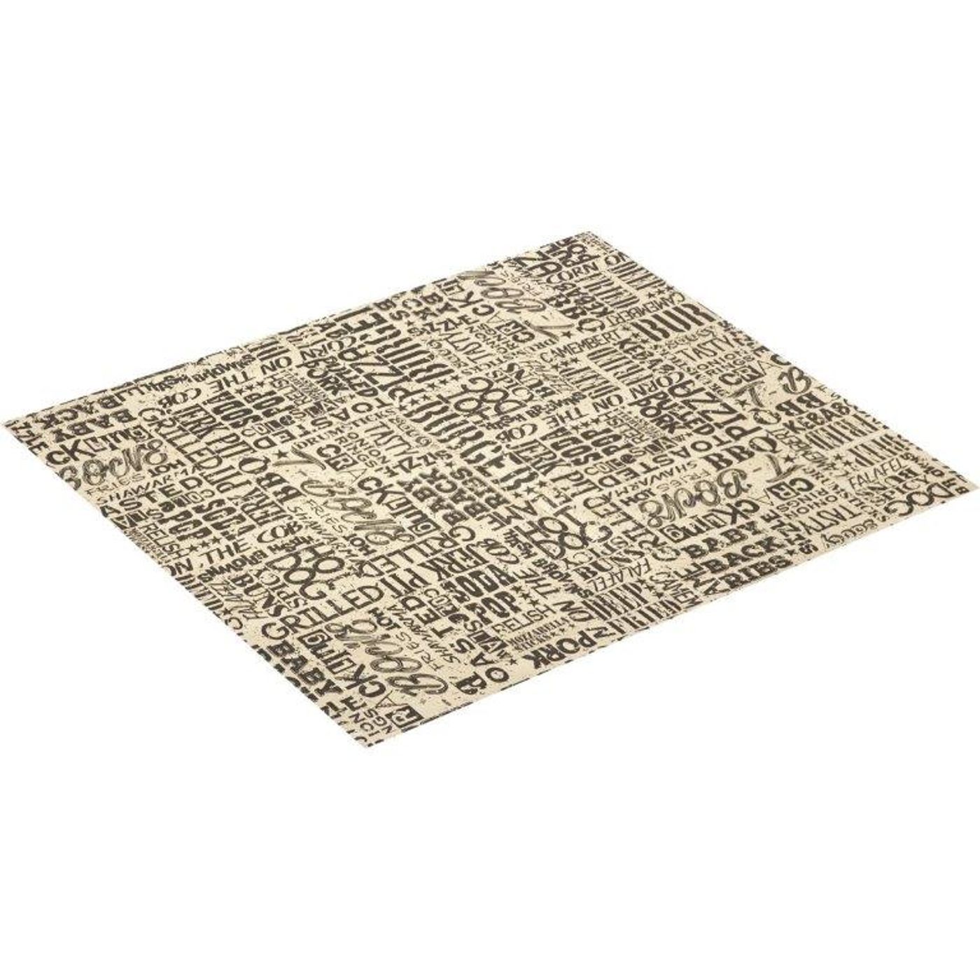 Papier pour panier à frites, lot de 50
