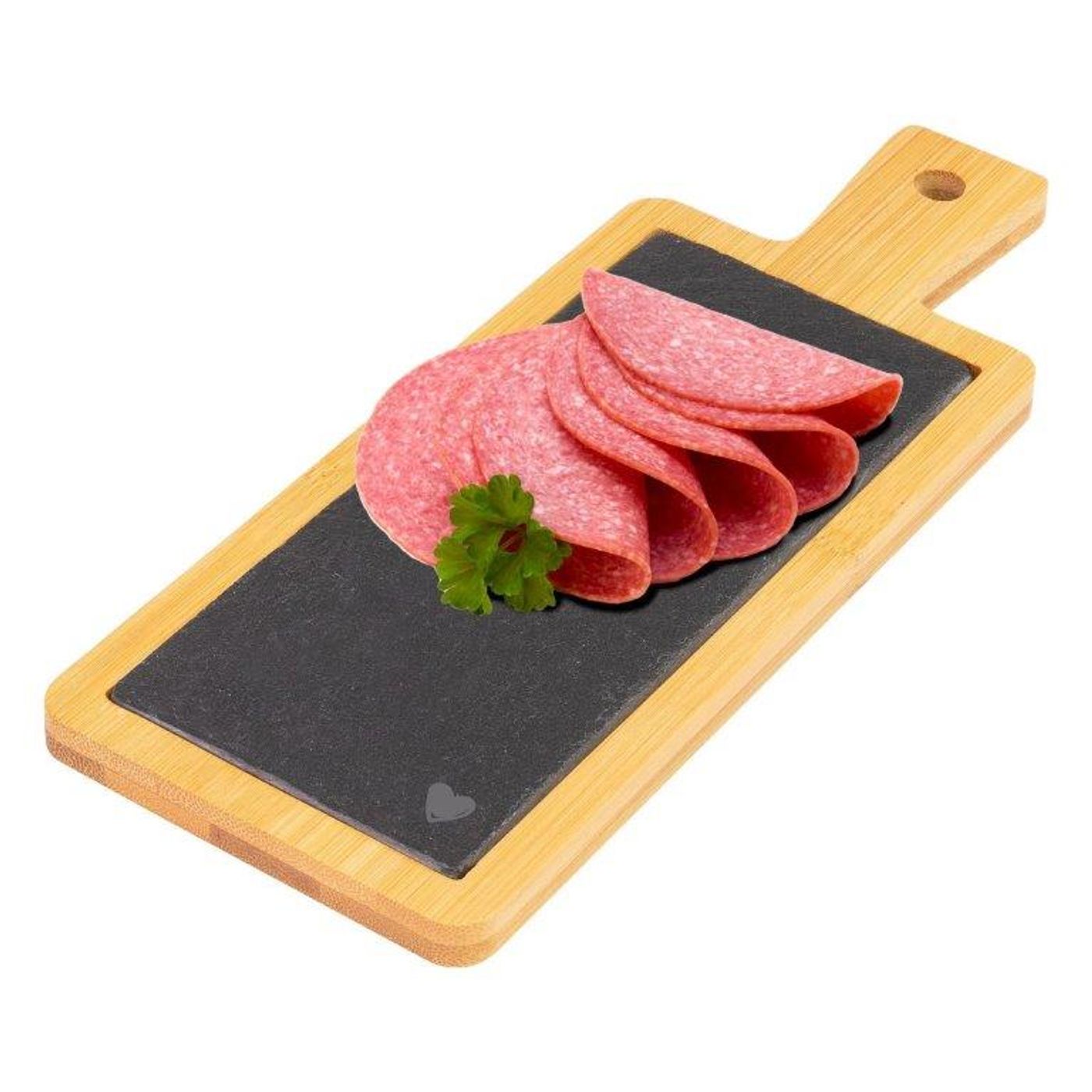 Planche de service ardoise et bois 23 cm