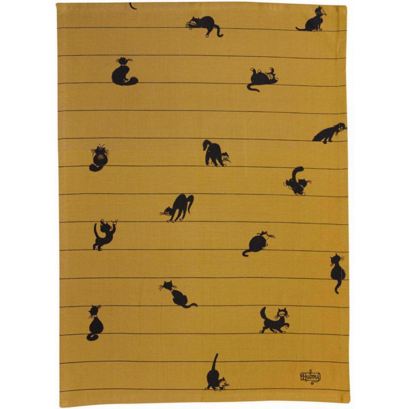Torchon Dubout Partition de chats Cannelle 50 x 70