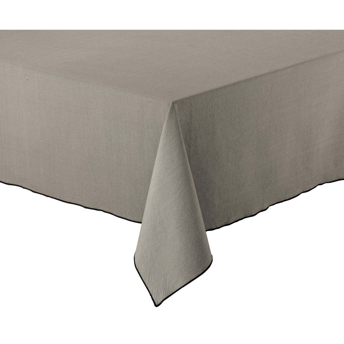 Nappe en coton recyclé Grace 140 x 140 Ombre