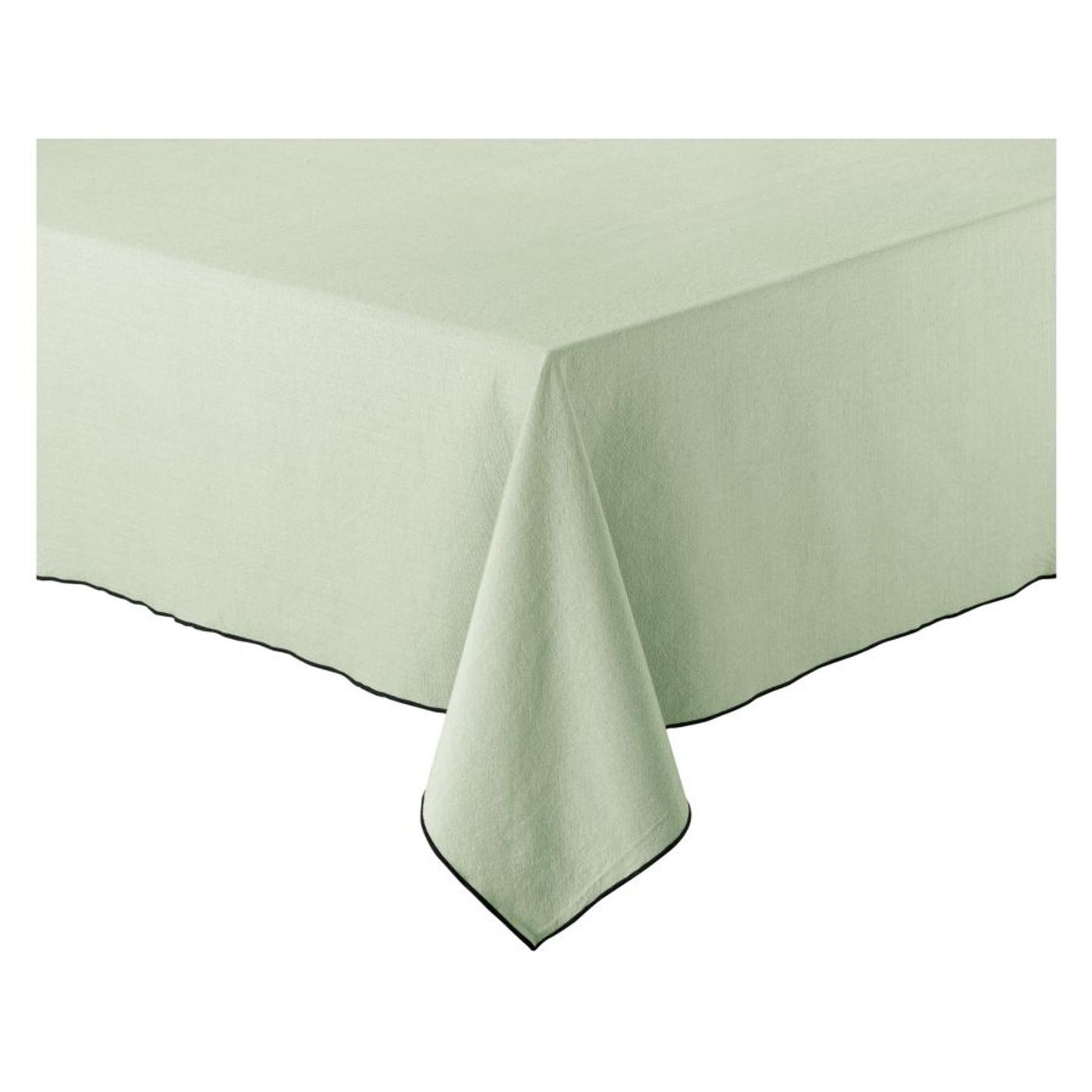 Nappe en coton recyclé Grace 140 x 250 Céladon