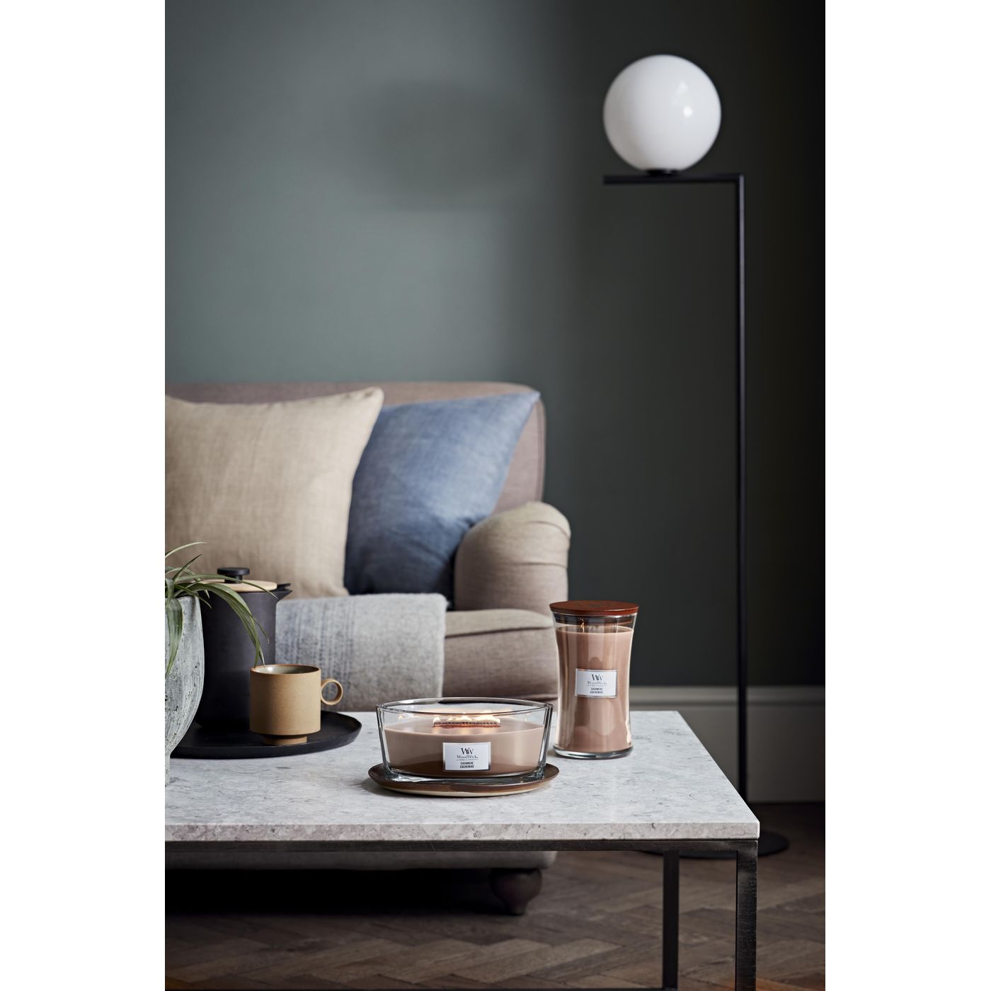 Bougie parfumée Ellipse Cachemire 453 g