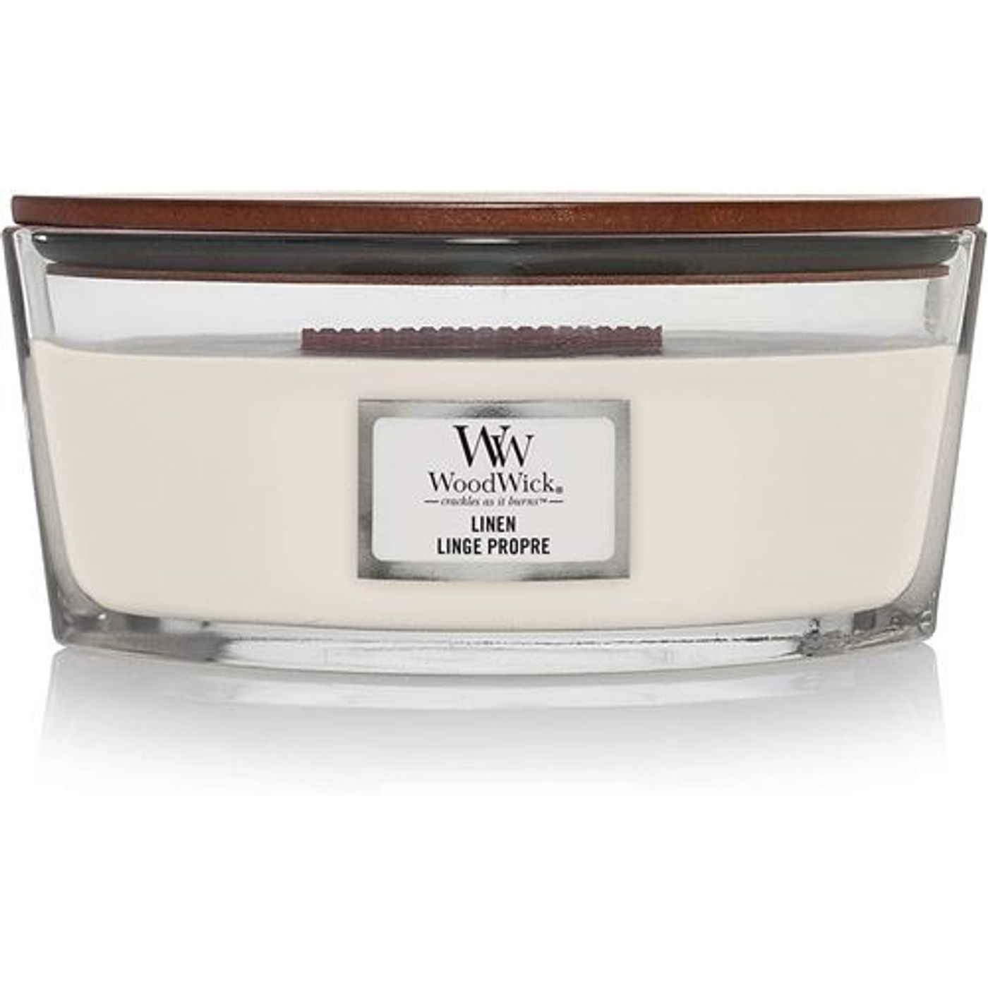 Bougie parfumée ellipse linge propre