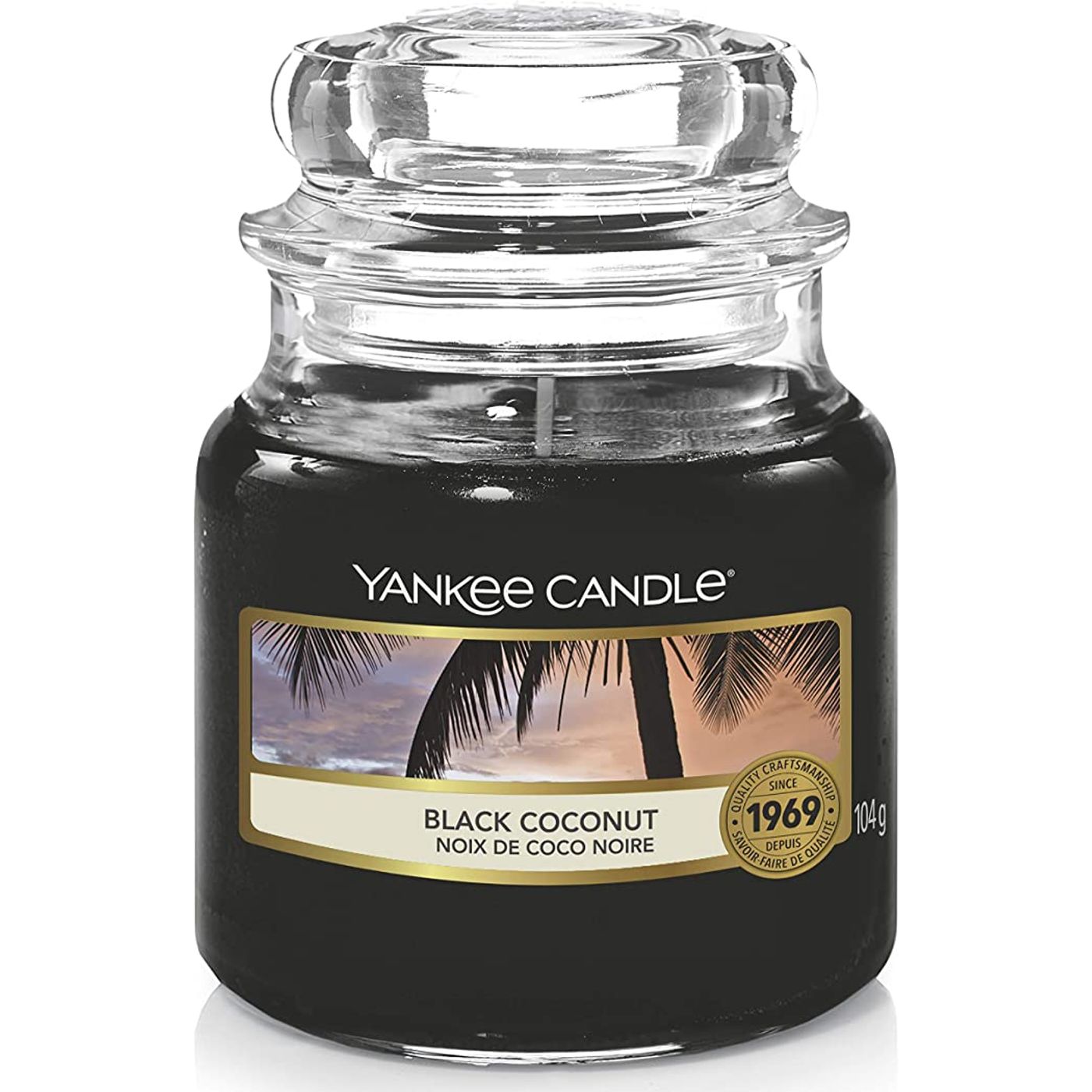 Jarre Noix de Coco Noir Petit Modèle