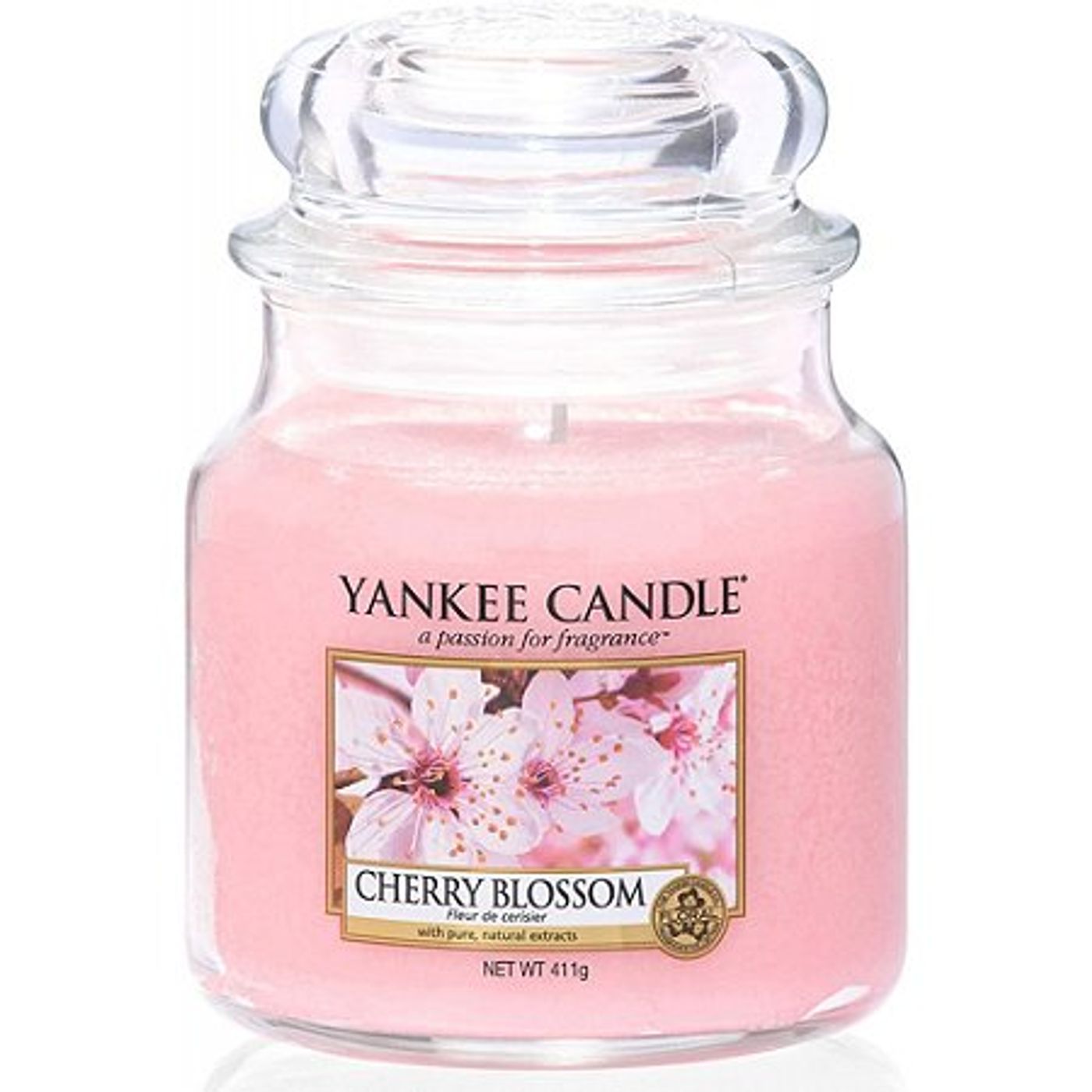 Bougie moyenne jarre parfum Fleur de cerisier