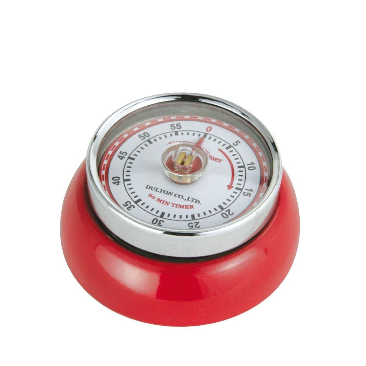 Minuteur mécanique aimanté Speed rouge