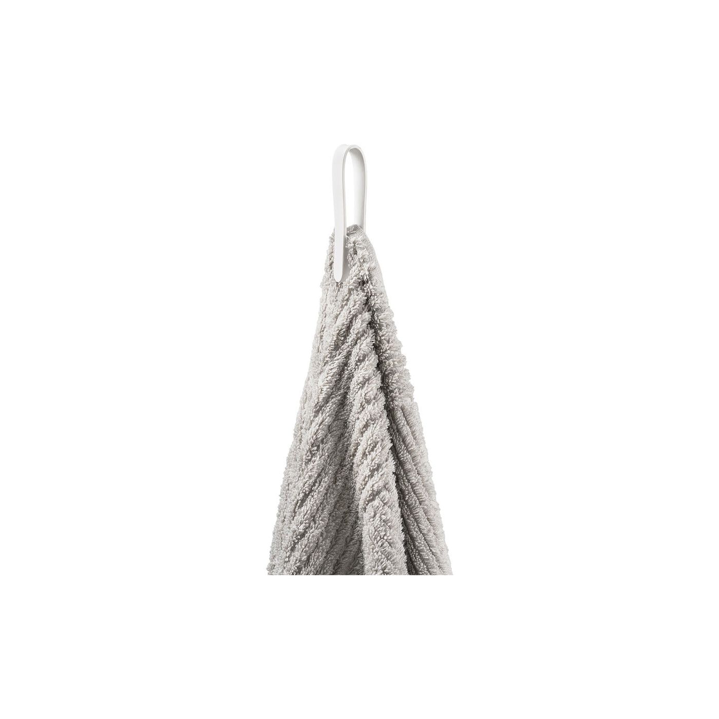Set de 2 porte-torchons aimantés en silicone boucle Loop blanc