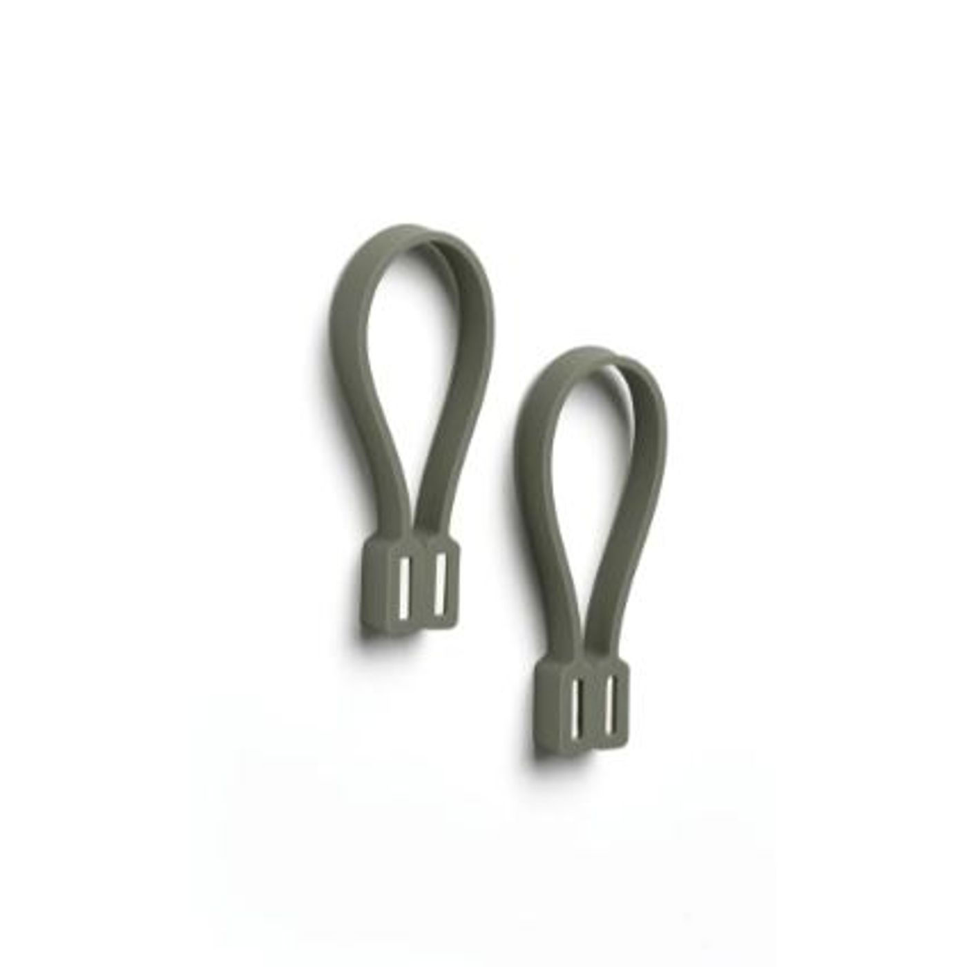 Set de 2 porte-torchons aimantés en silicone boucle Loop vert