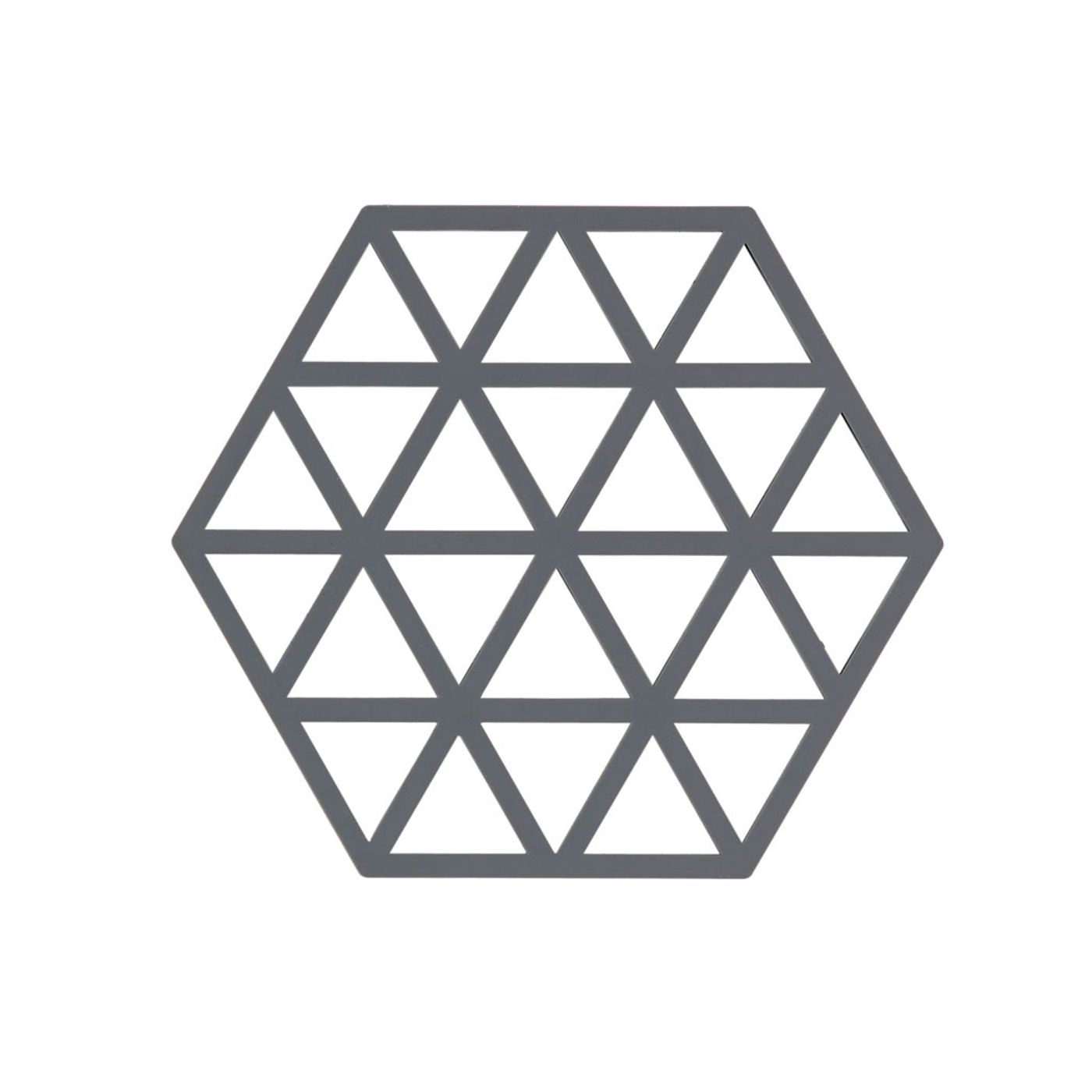 Dessous de plat triangles gris